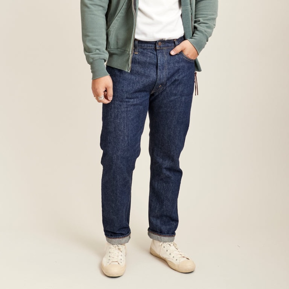 OrSlow Men's Slim Jeans - Dark Blue